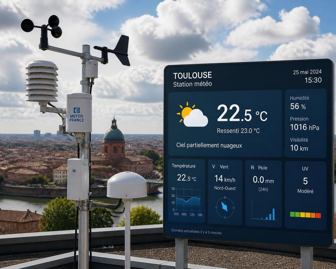 consultez les prévisions météo complètes pour toulouse et profitez de conseils pratiques pour bien préparer votre journée en toute sérénité.